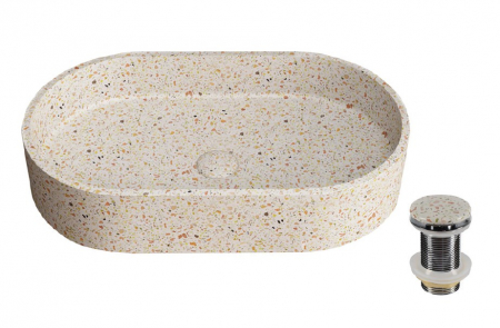Obiecte Sanitare - Lavoar LINUS - 600x350x120mm - FRUITCAKE