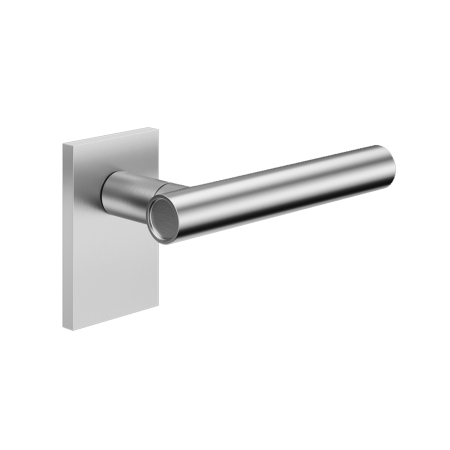 Manere PREMIUM - Mâner BLEND cu rozetă rotundă - Crom Satinat