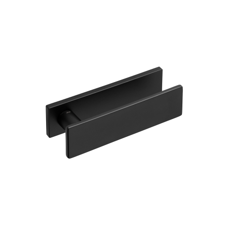 USI - Mâner DUE horizontal cu rozetă orizontală - Negru