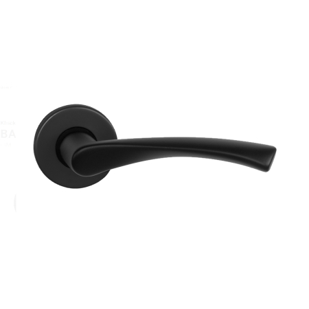 Manere Usi - Maner GALAXY ALU cu rozeta rotunda - Negru Mat