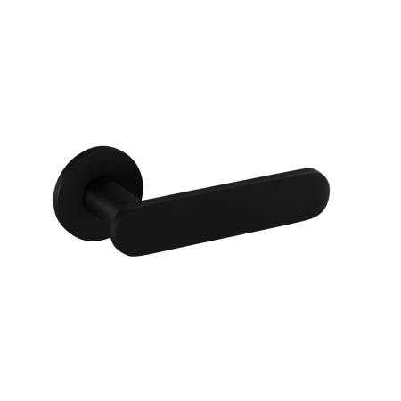 Manere PREMIUM - Mâner NELA 5S cu rozetă rotundă - Negru Mat