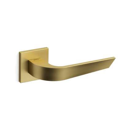 USI - Mâner NURIA cu rozetă pătrată - Alama satinata