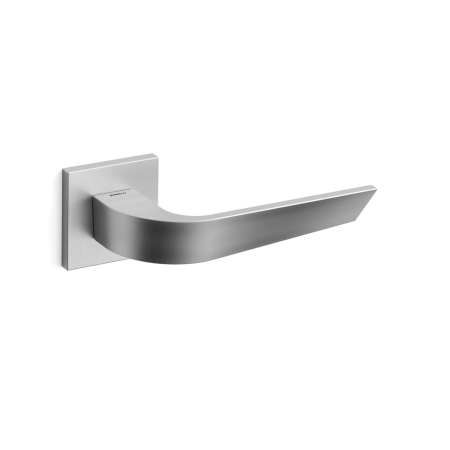 USI - Mâner NURIA cu rozetă pătrată - Crom satinat