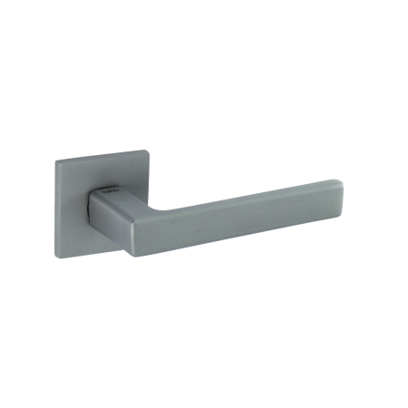 Manere PREMIUM - Mâner SONIA 5SQ cu rozetă pătrată - Nichel Perla