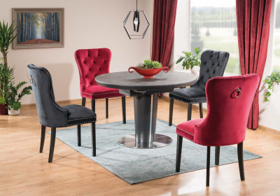 Mese si Scaune - Masa Orbit Ceramic Grey - Extensibila - Ø 120 / 160 x 76h