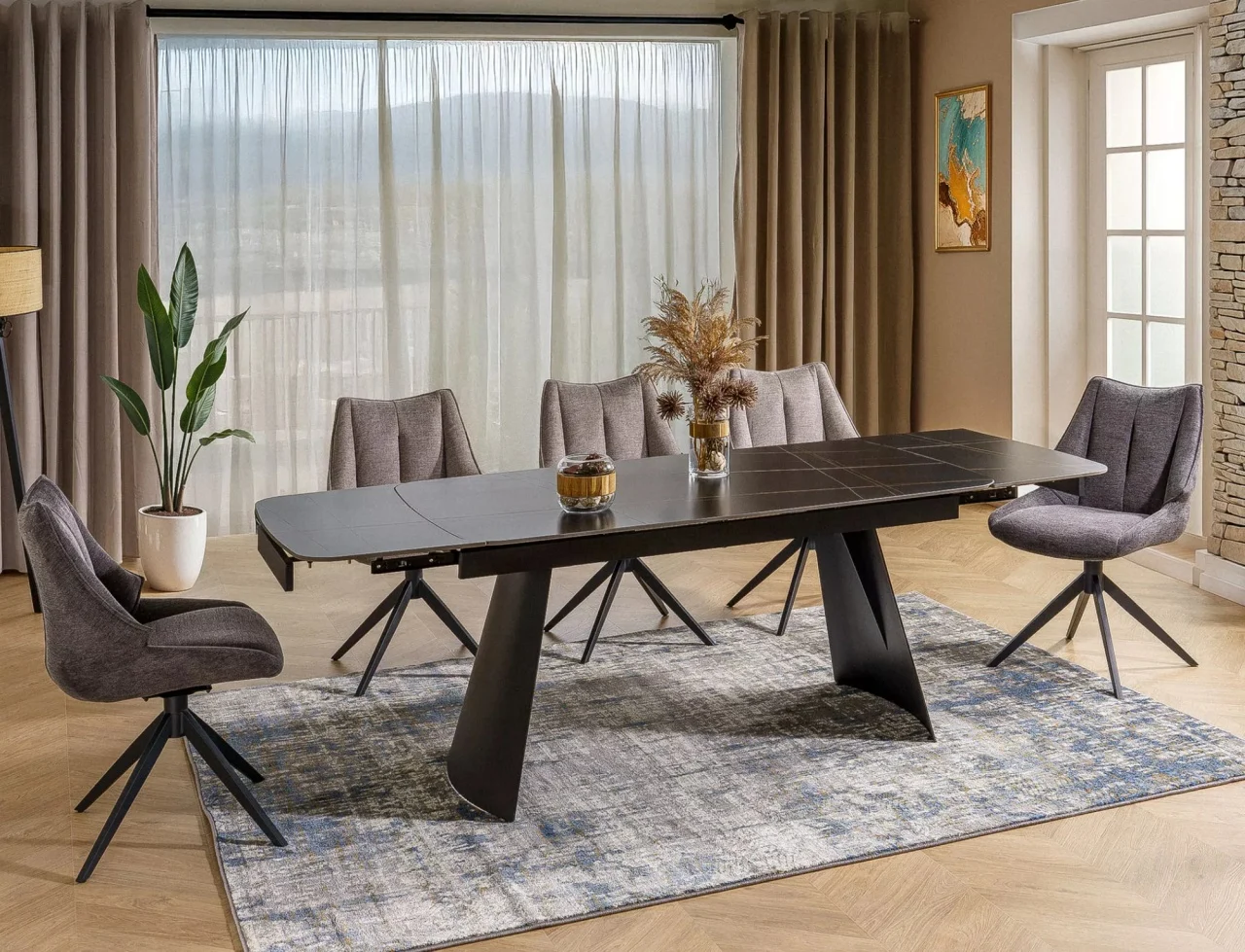 Mese - Masa extensibila Bacardi neagra