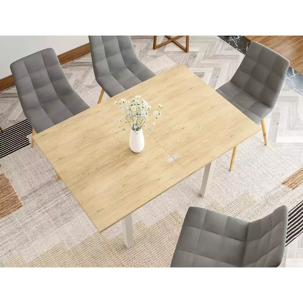 Mese - Masa extensibila FLIP, stejar/casmir, PAL laminat
