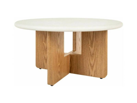 Mese - Masuta ALMA 80xH40cm din MDF si microciment