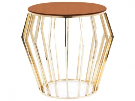 Masuta cafea Ariana B Chihlimbar/Gold – H55