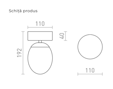 MERINGUE 11 - Corp de iluminat de tavan [2]