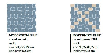 MODERNIZM BLUE MOZAIC [2]