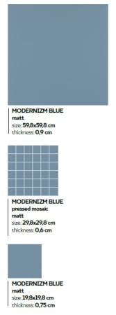 MODERNIZM BLUE MOZAIC [3]