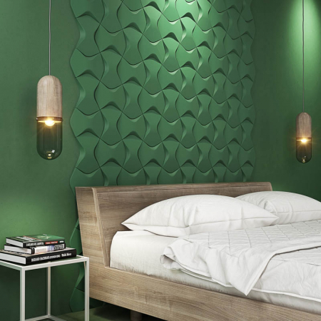 Profile Decorative Interior - Panou decorativ 3D interior poliuretan Arstyl 3D WING 175X250X25