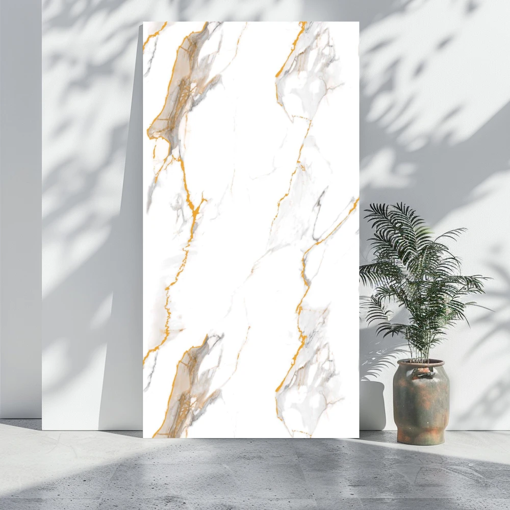 Panou Decorativ PVC - Panou decorativ din PVC, model marmura, Caracal