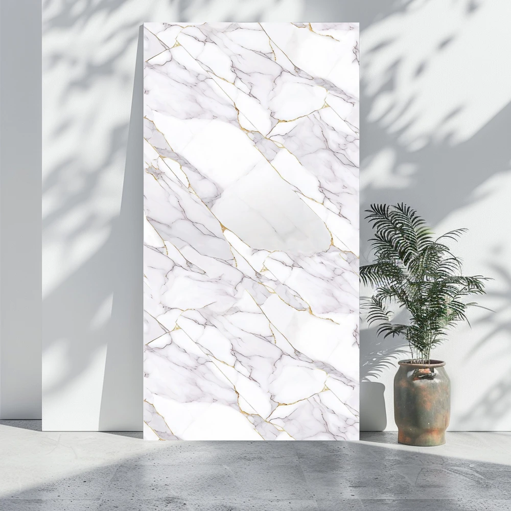 Panou Decorativ PVC - Panou decorativ din PVC, model marmura, gri