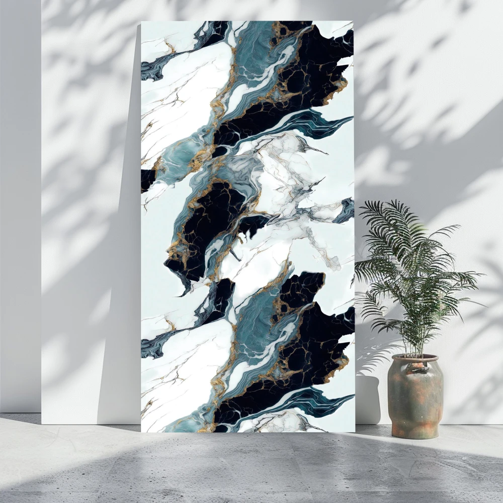 Panou Decorativ PVC - Panou decorativ din PVC, model marmura, Starry Sky