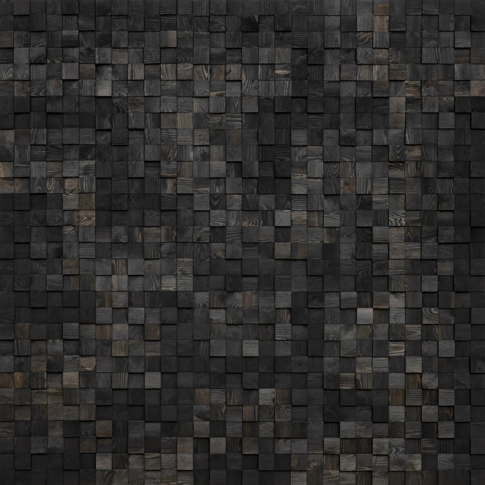 Panou decorativ perete din lemn Pino Carbon Ombre [1]