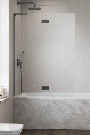 Cabine si cazi RADAWAY - Paravan cadă Essenza 8 SL PND II - Gun Metal Periat