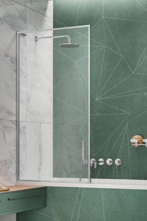 Paravane pentru cazi de baie - Paravan Cada Modo F SL - Crom