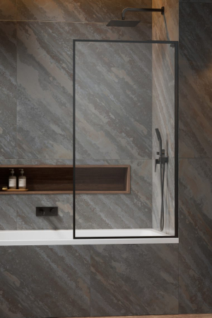 Paravane pentru cazi de baie - Paravan Cada Modo F SL - Gun Metal Periat