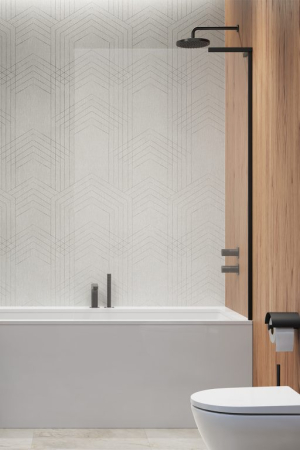 Paravane pentru cazi de baie - Paravan Cada - MODO SL PNJ II – Negru