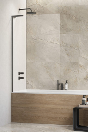 Paravane pentru cazi de baie - Paravan Cada - MODO SL PNJ II – Gun Metal Periat