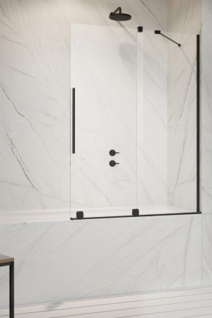 Paravane pentru cazi de baie - Paravan cadă Radaway Furo SL PND II - Negru