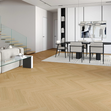 Parchet vinil SPC Stejar Cream Herringbone [3]
