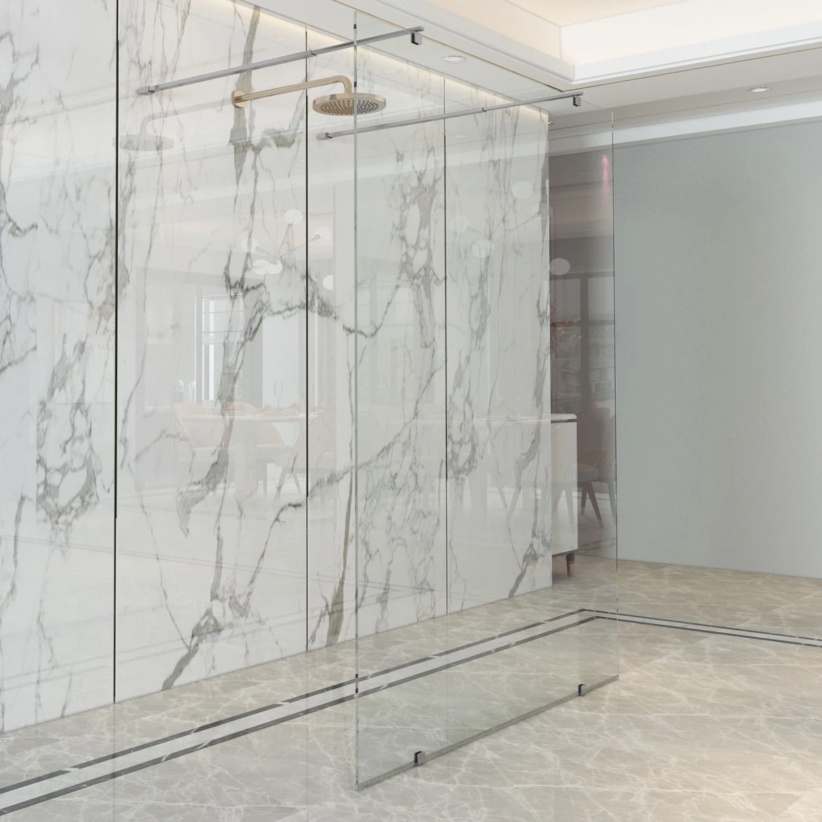 Cabine Walk In - Perete dus tip WALK IN - WST 22