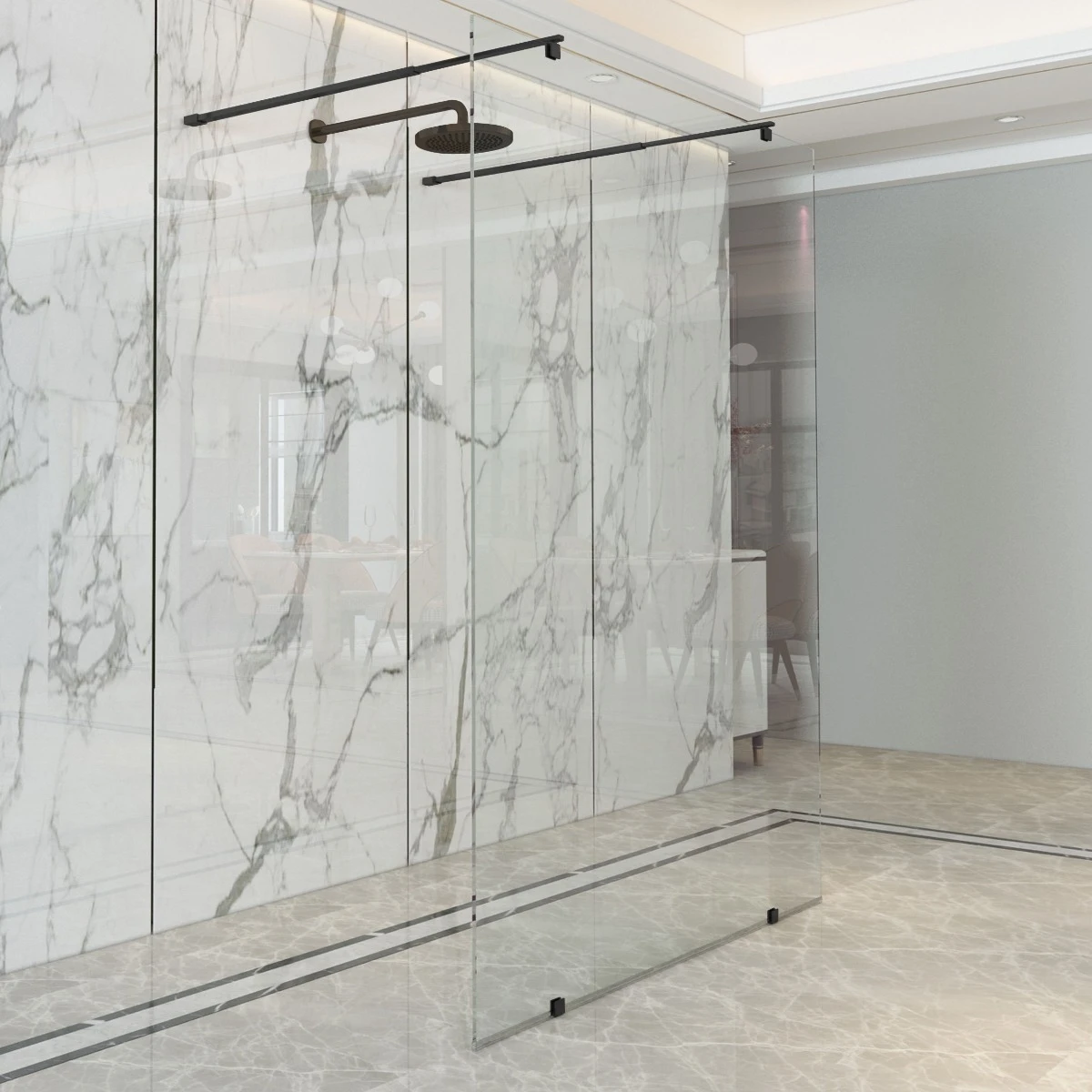 Cabine Walk In - Perete dus tip WALK IN - WST 22