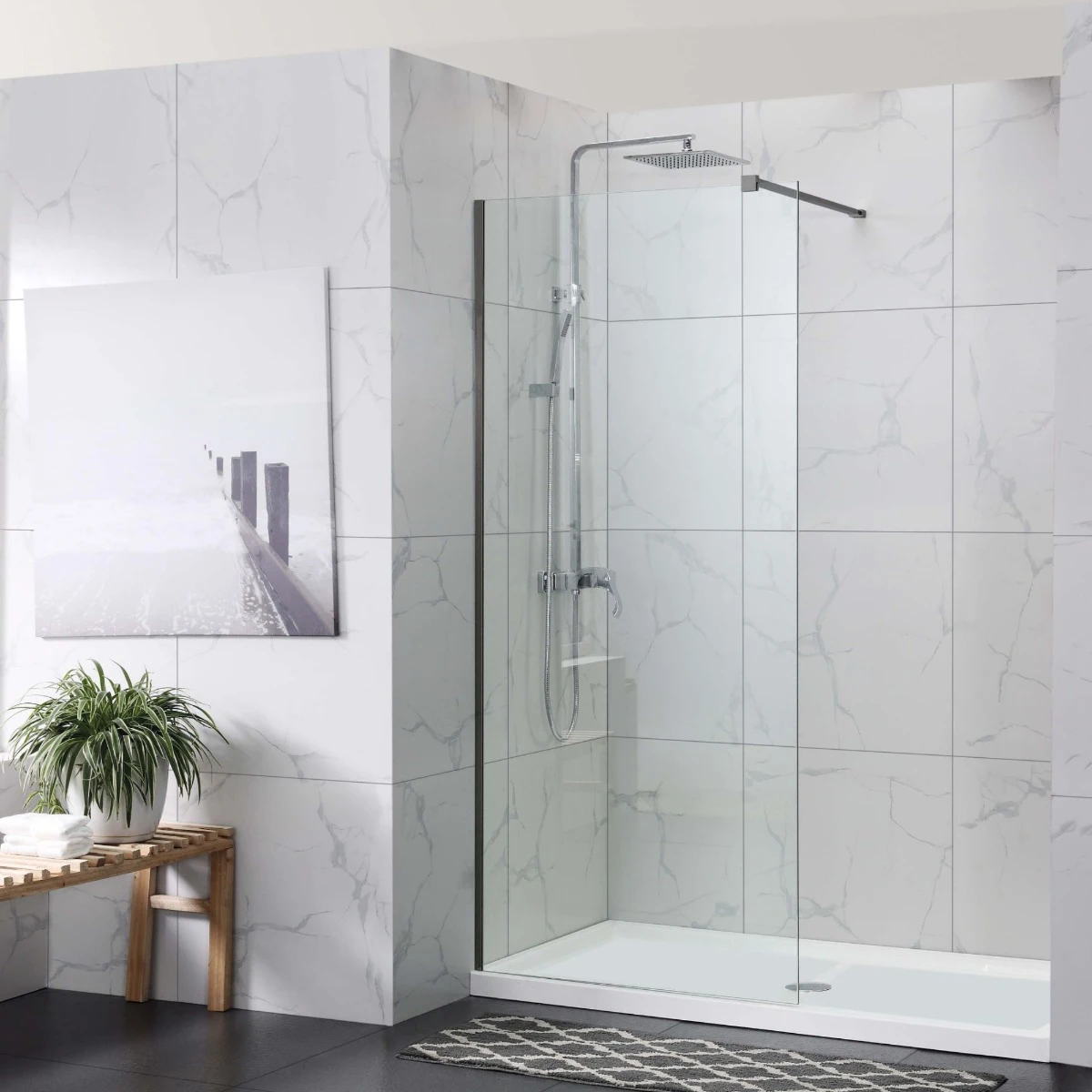 Cabine Walk In - Perete dus WALK IN - WST 07