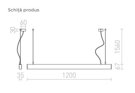 PESANTE 35 – Corp de iluminat suspendat [3]