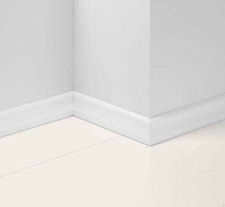 Plinta cu folie decor - PLAIN WHITE D001