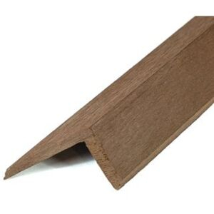 Pardoseala exterior compozit - deck WPC - Plinta de inchidere din material compozit WPC profil L - 40x60x2400/4000 mm