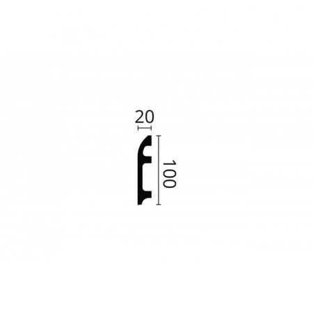 Plinta polimer dur FL5  100x20x2000 [1]