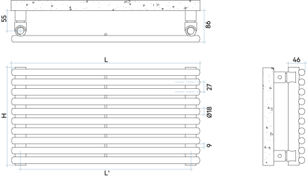 RADIATOR ARPA 18 ORIZONTAL [4]