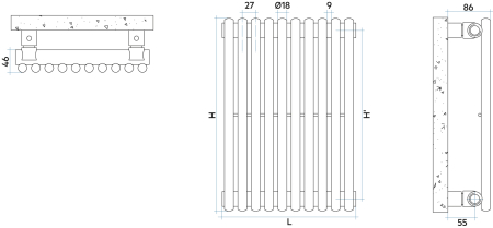 RADIATOR ARPA 18 VERTICAL [3]