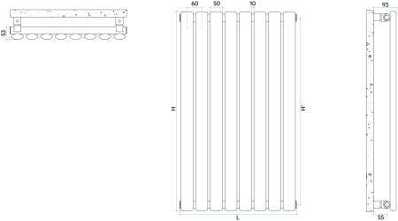 RADIATOR ELLIPSIS_V VERTICAL [6]