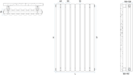 RADIATOR ELLIPSIS_V2 VERTICAL [4]