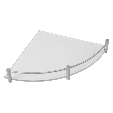 Colectia Mensole - Raft de colț cu sticlă ICY SATINE MENSOLE 06220999, 20 cm