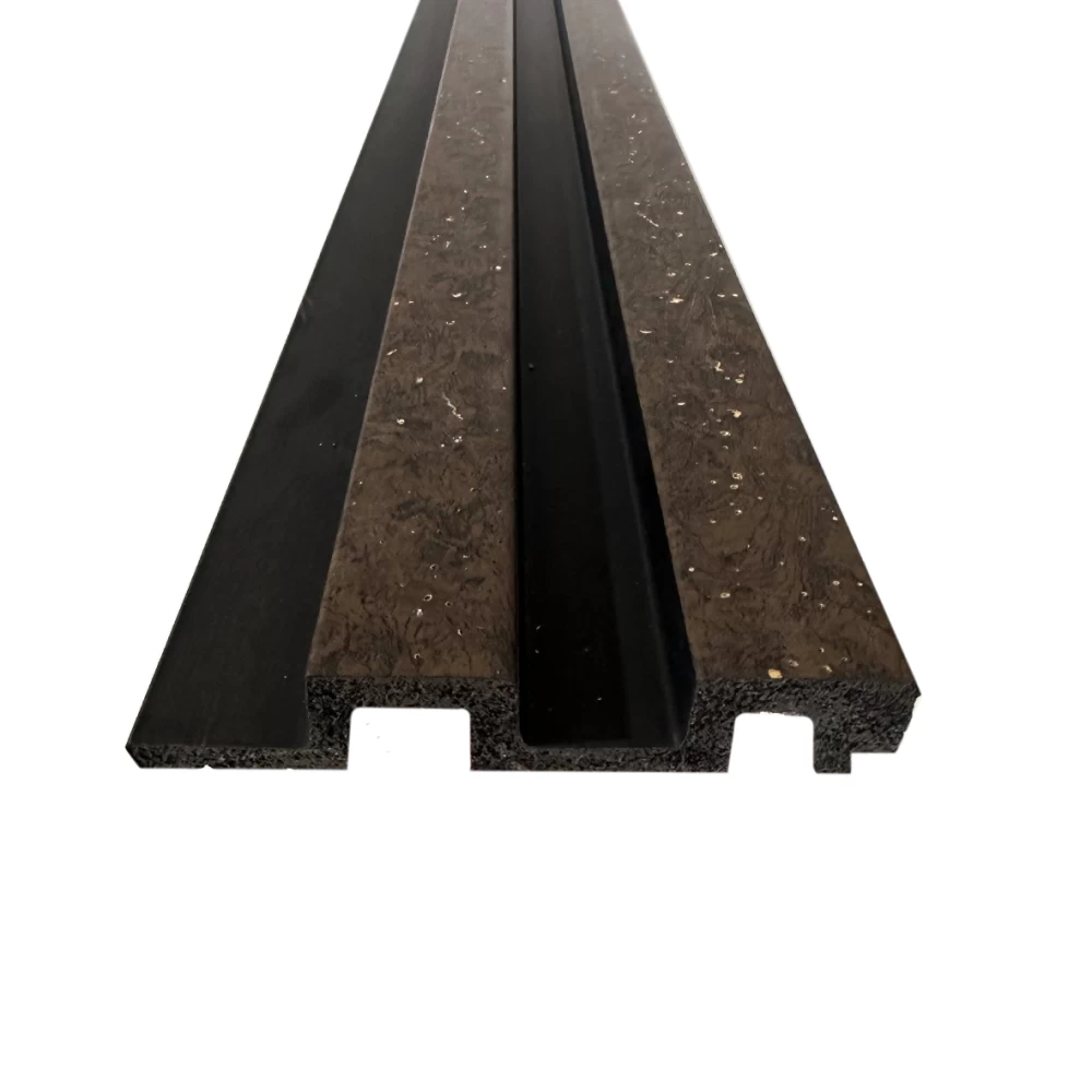 Riflaje decorative PVC - Riflaj de interior imitatie lemn - 2900 mm × 121.7 mm × 21.3 mm
