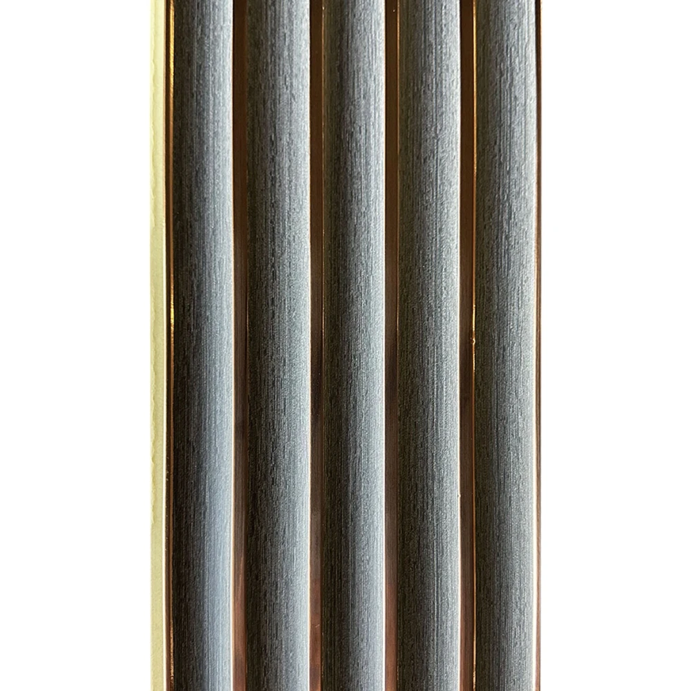 Riflaje decorative PVC - Riflaj de interior pe semi-rutound - 2900 mm × 158 mm × 13.7 mm