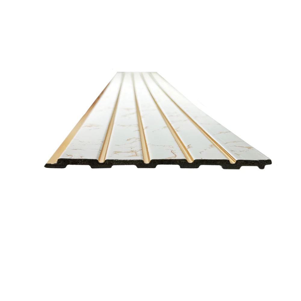 Riflaj decorativ, culoare alba cu auriu, 160 mm [3]