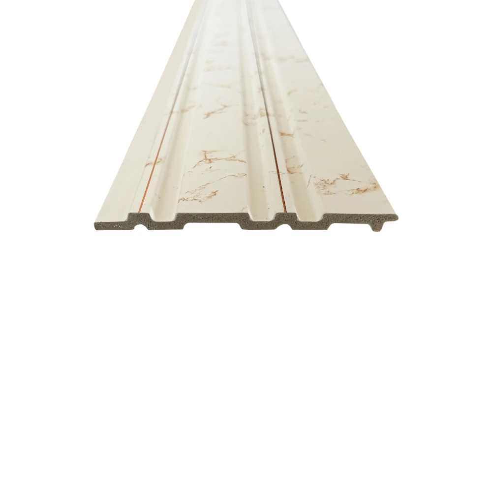Riflaj decorativ, culoare bej cu auriu, 2440 mm × 125 mm × 10 mm [1]