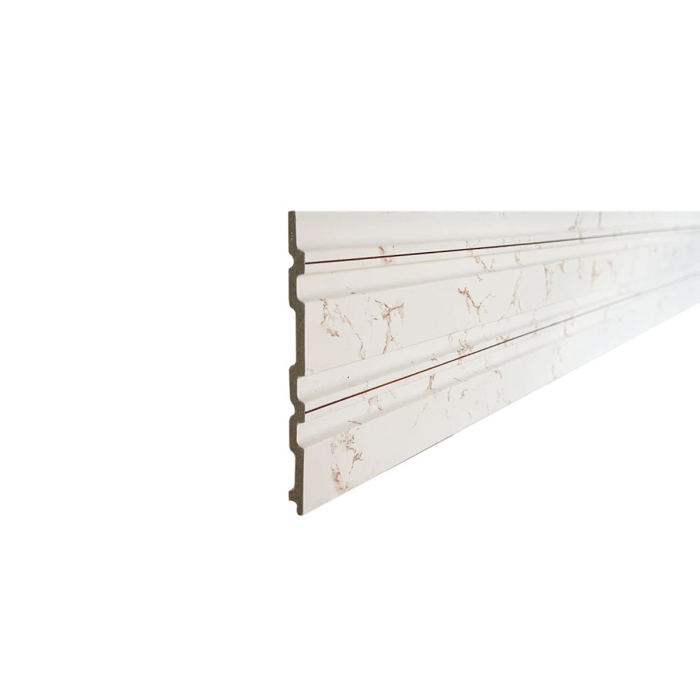 Riflaj decorativ, culoare bej cu auriu, 2440 mm × 125 mm × 10 mm [2]