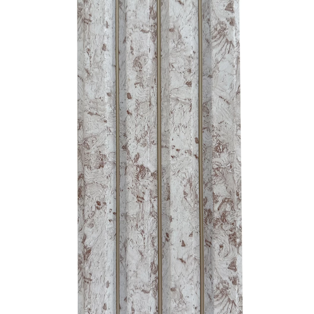 Riflaje decorative PVC - Riflaj decorativ culori deschise, 121 mm