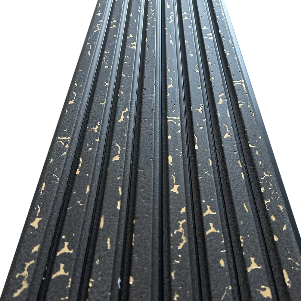 Riflaj decorativ stil modern, negru, 120 mm [1]