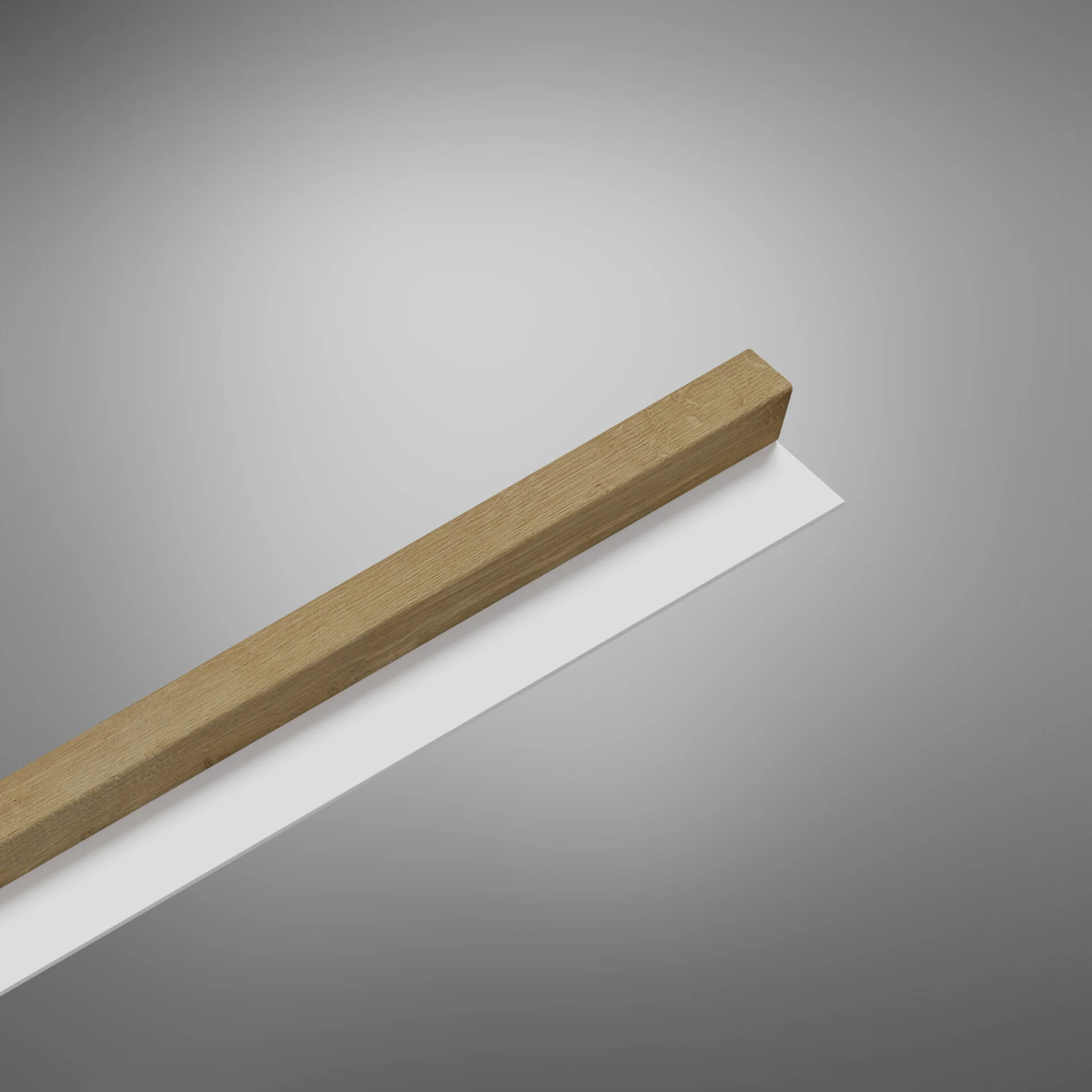 Riflaje decorative MDF - Riflaje decorative LINEA SLIM OAK / WHITE 1