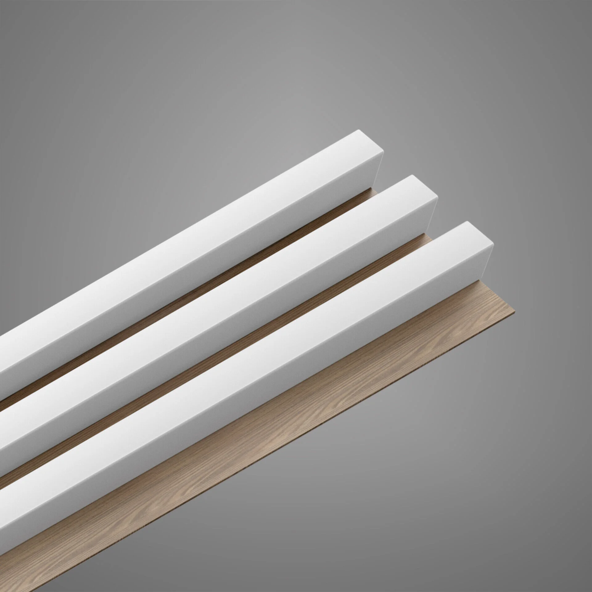 Riflaje decorative MDF - RIFLAJE DECORATIVE LINEA WHITE / OAK 3