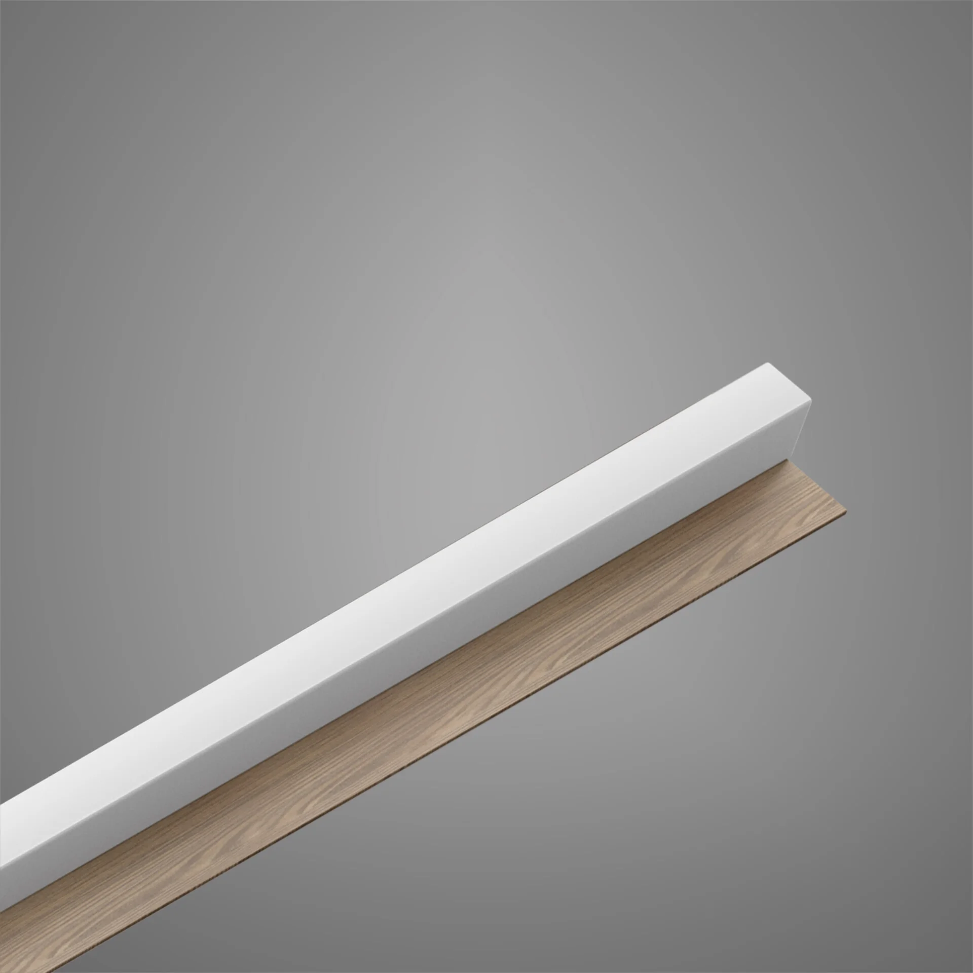 Riflaje decorative MDF - RIFLAJE DECORATIVE LINEA WHITE / OAK 1